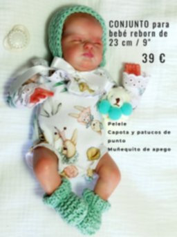 Pelele Capota y patucos de punto Muñequito de apego.jpg